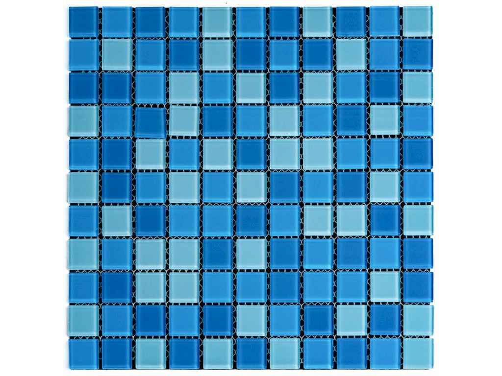 Мозаїка з декоративного скла 298*298*4,5мм Блакитна SW-00002354 ТМSTICKER WALL Мозаїка з декоративного скла 298*298*4,5мм Блакитна SW-00002354 ТМSTICKER WALL