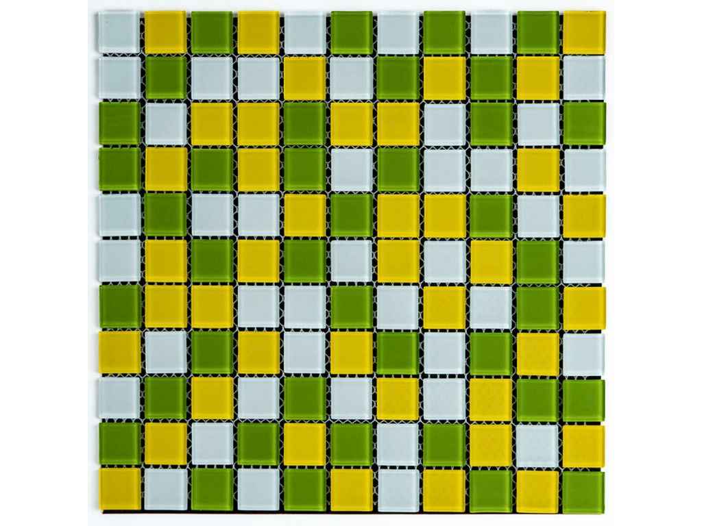 Мозаїка з декоративного скла 298*298*4,5мм Жовто-зелена SW-00002362 ТМSTICKER WALL Мозаїка з декоративного скла 298*298*4,5мм Жовто-зелена SW-00002362 ТМSTICKER WALL