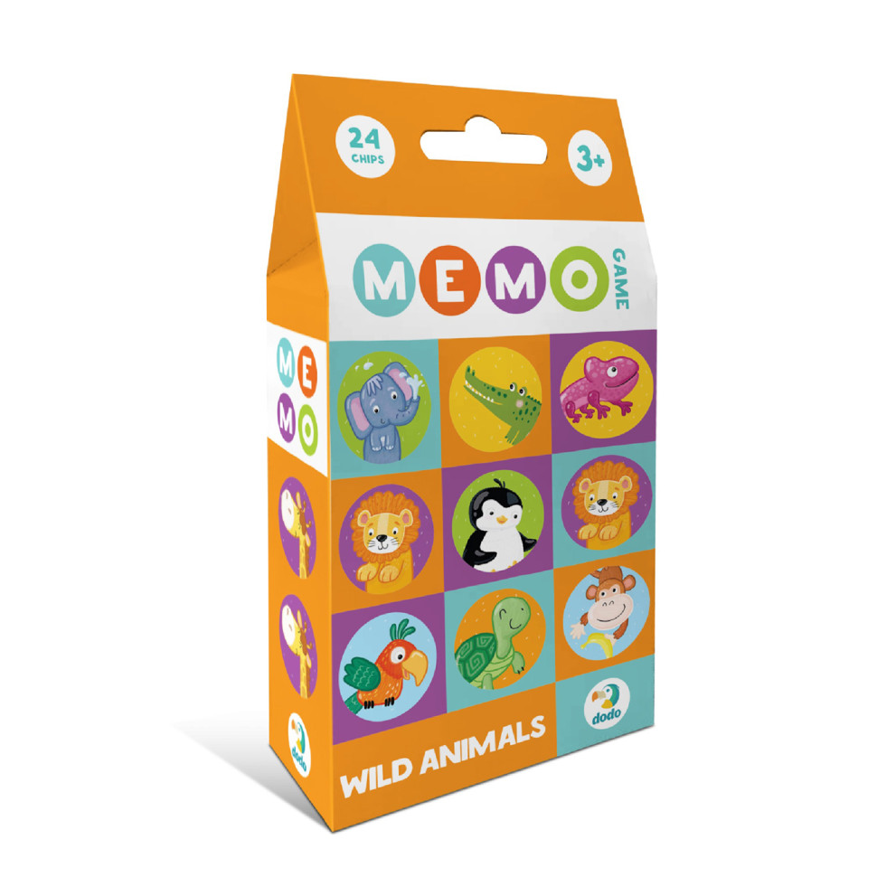 Настольная карточная игра для детей "Дикие животные" 301238, 12 фишек Настольная карточная игра для детей "Дикие животные" 301238, 12 фишек