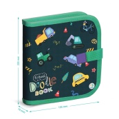 Дорожня книга для малювання "Транспорт" 301046, 6 кольорових маркерів. Зображення №2