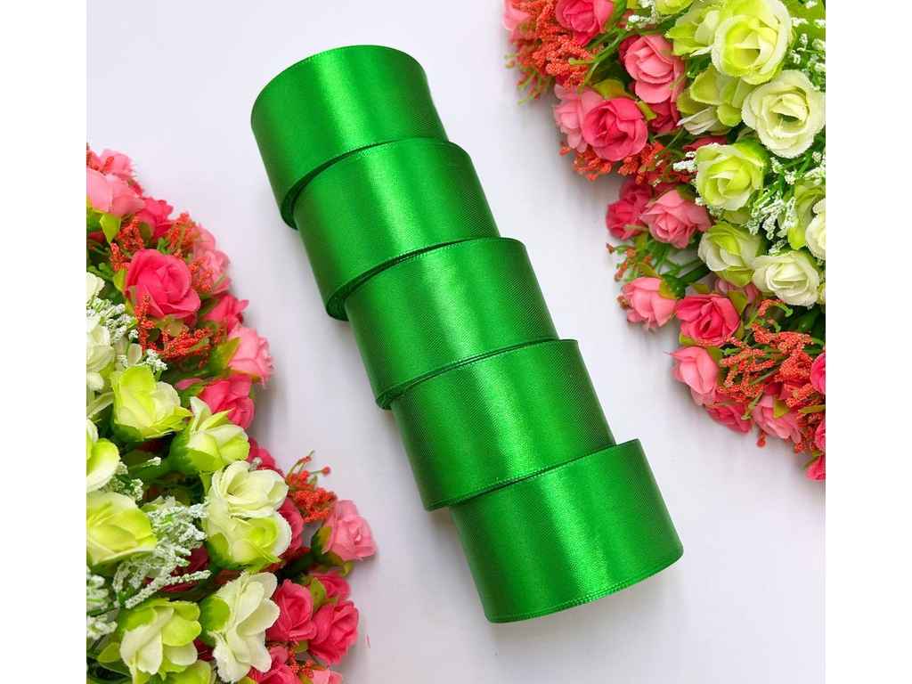 Стрічка атласна 4см * 23м зелений для рукоділля (.АБ-417_ОПТ!!!!!) ТМ КИТАЙ Стрічка атласна 4см * 23м зелений для рукоділля (.АБ-417_ОПТ!!!!!) ТМ КИТАЙ