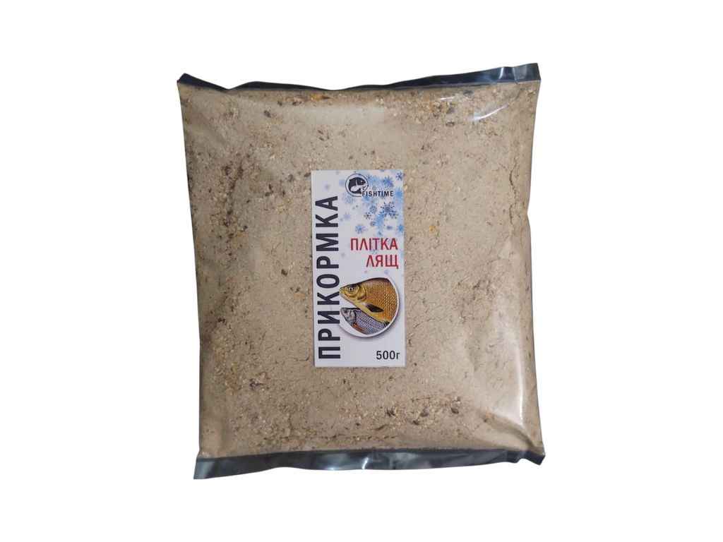 Принада для лову риби зимова 500г Плітка/Лящ ТМ FISHTIME Принада для лову риби зимова 500г Плітка/Лящ ТМ FISHTIME