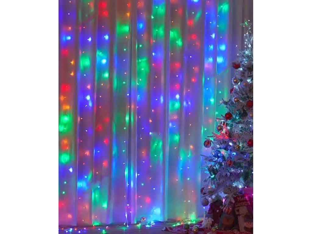 Гірлянда Штора 240LED 3м*1,5м синя 1530-01 ТМ КИТАЙ Гірлянда Штора 240LED 3м*1,5м синя 1530-01 ТМ КИТАЙ