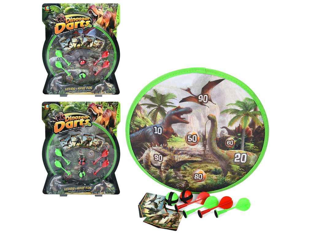 Дартс 36см на липучці принт-динозавр MR 1487 ТМ METR Дартс 36см на липучці принт-динозавр MR 1487 ТМ METR