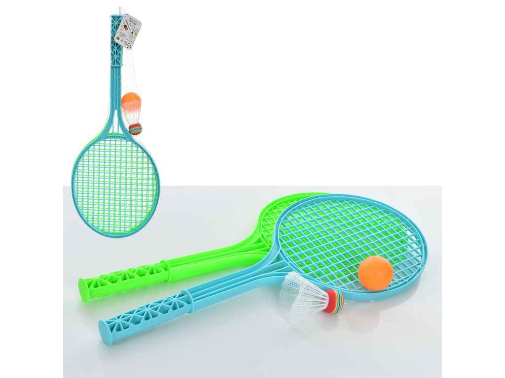 Ракетка 2 ракетки 1 мячик дитяча воланчик 8см MR 0849 ТМ METR Ракетка 2 ракетки 1 мячик дитяча воланчик 8см MR 0849 ТМ METR