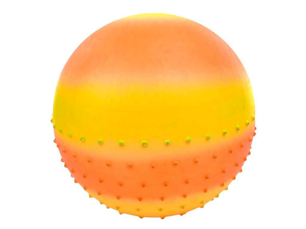 Мяч для фітнесу 40см 300г жовто-помаранчевий масажний ПВХ MS 4520 ТМ METR Мяч для фітнесу 40см 300г жовто-помаранчевий масажний ПВХ MS 4520 ТМ METR