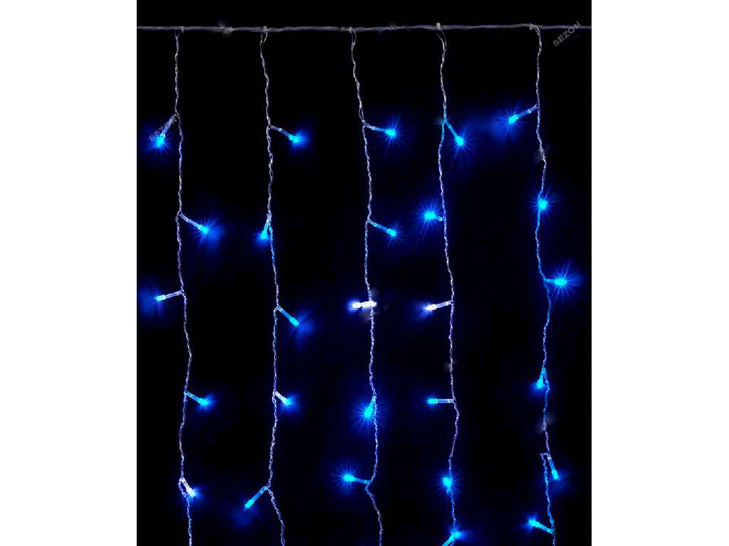 Гірлянда Штора 320LED 3м*2м синя 1529-02 ТМ КИТАЙ Гірлянда Штора 320LED 3м*2м синя 1529-02 ТМ КИТАЙ