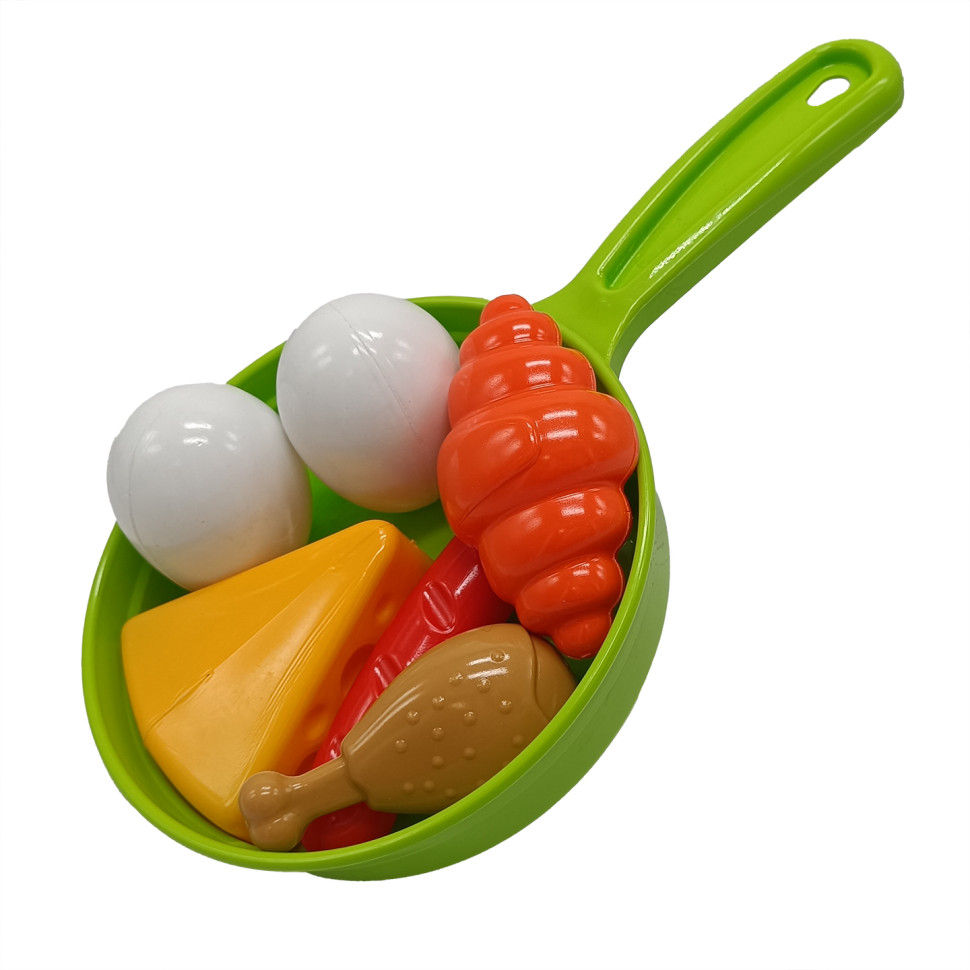 Ігровий набір Продукты 9048TXK, зі сковорідкою Green Ігровий набір Продукты 9048TXK, зі сковорідкою Green