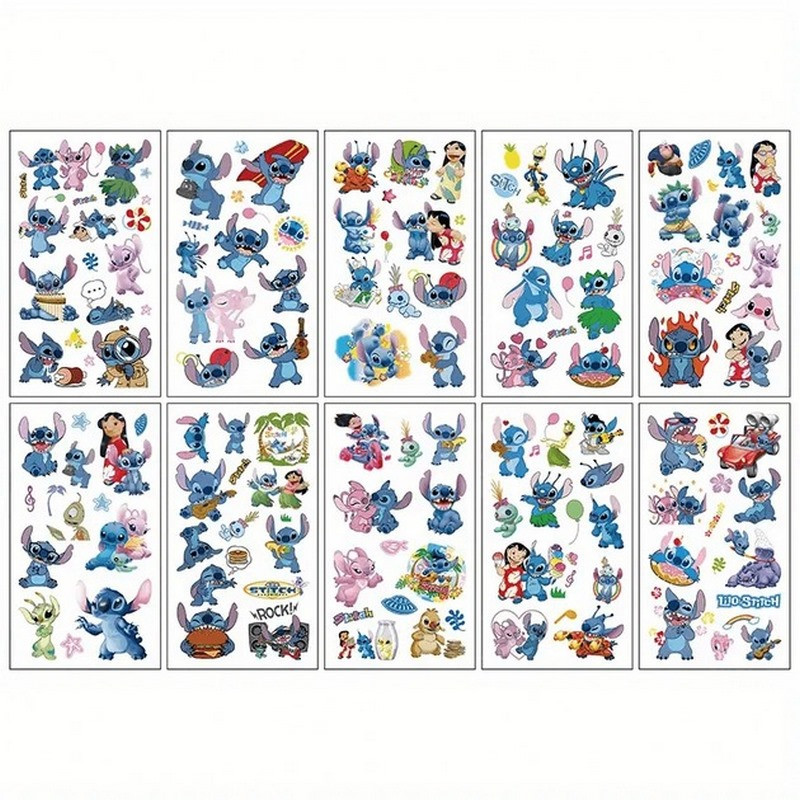 Дитячі тимчасові тату "Ліло та Стіч" lilo-stich-tattoo-10, 12х7 см Дитячі тимчасові тату "Ліло та Стіч" lilo-stich-tattoo-10, 12х7 см