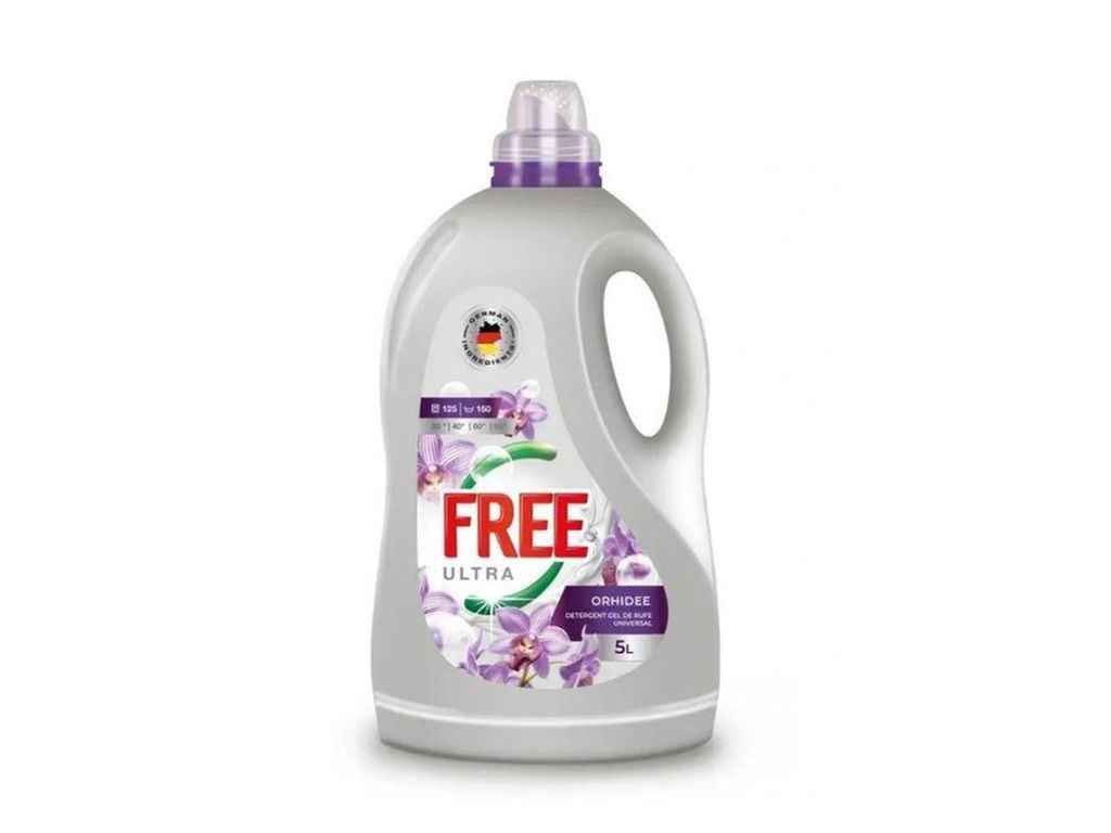 Гель для прання 5л Color Orchid з ароматом свіжості ТМ FREE Гель для прання 5л Color Orchid з ароматом свіжості ТМ FREE