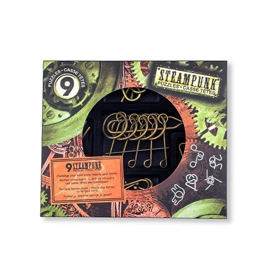 Набір головоломок 9 Steampunk Puzzles | Brown set 473206 Набір головоломок 9 Steampunk Puzzles | Brown set 473206