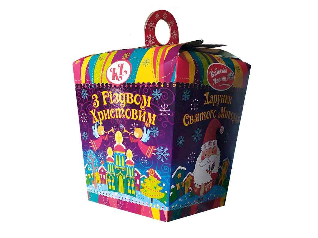Новорічий подарунок 420г Дарунки Святого Миколая ТМКИЇВСЬКІ ЛАСОЩІ Новорічий подарунок 420г Дарунки Святого Миколая ТМКИЇВСЬКІ ЛАСОЩІ