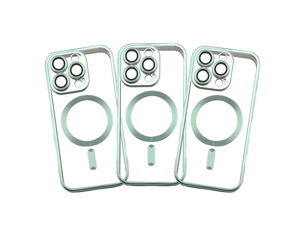 Накладка MagSafe MATTE Iphone Full Camera для 16 Pro Max Mint ТМGerlax Накладка MagSafe MATTE Iphone Full Camera для 16 Pro Max Mint ТМGerlax