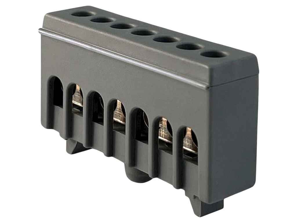 Клема кінцева ізольована 7 FMD807GR 6x9мм2 (сіра) ТМ PF Клема кінцева ізольована 7 FMD807GR 6x9мм2 (сіра) ТМ PF