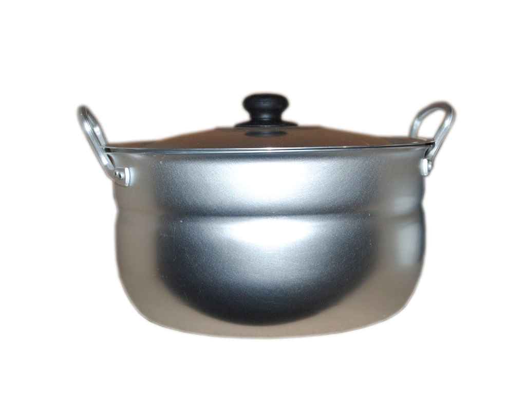 Каструля ал. сферична 6,4л з кришкою ТМ INTEROS Каструля ал. сферична 6,4л з кришкою ТМ INTEROS