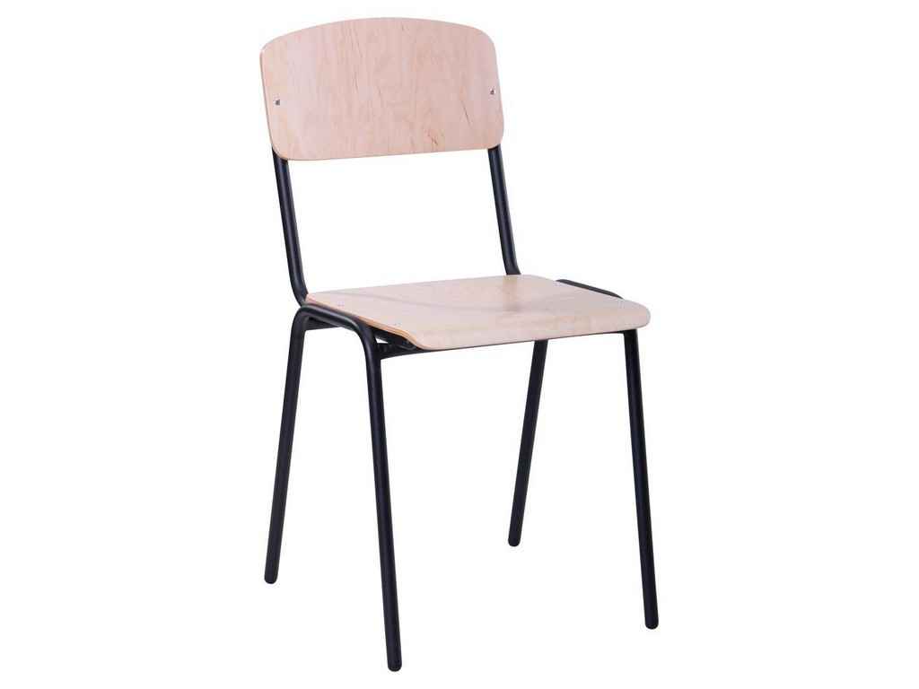 Стілець шкільний №6 чорний лак бук ТМAMF Стілець шкільний №6 чорний лак бук ТМAMF