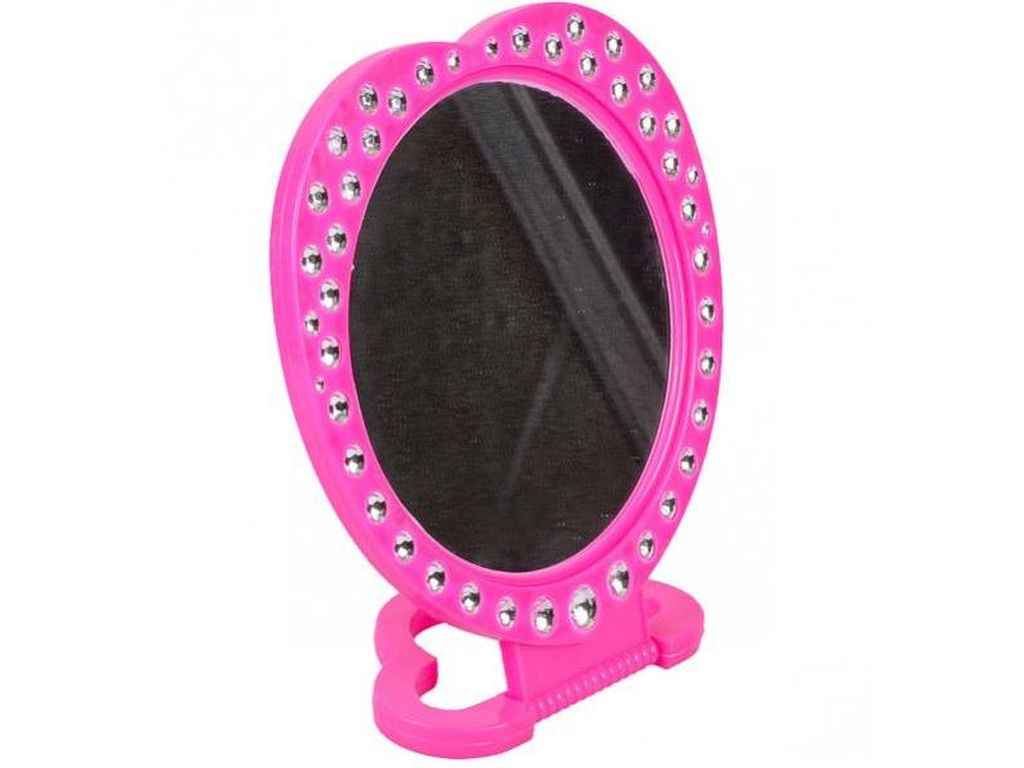 Дзеркало СЕРДЦЕ з камінням 10см №В08/202 ТМ PRC Дзеркало СЕРДЦЕ з камінням 10см №В08/202 ТМ PRC