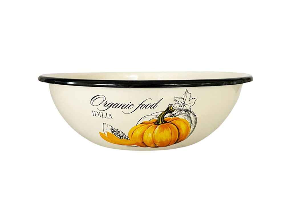 Миска ем. 4л /2 Гарбуз (молочна) I0314/2 ТМ IDILIA Миска ем. 4л /2 Гарбуз (молочна) I0314/2 ТМ IDILIA