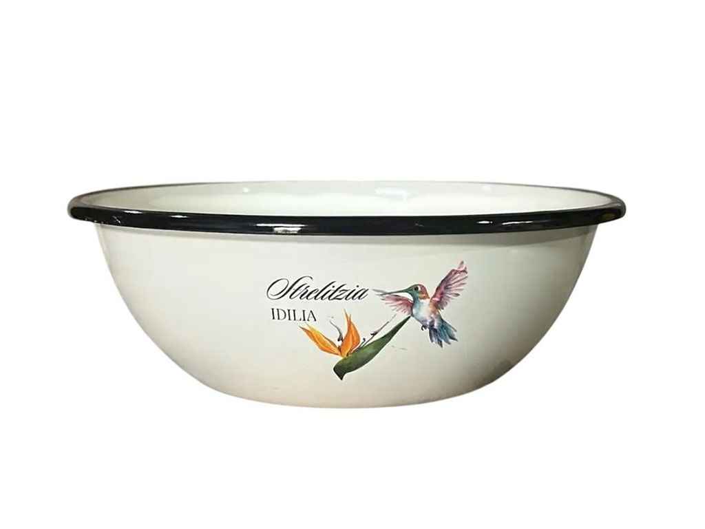 Миска ем. 4л /2 Колібрі (молочна) I0314/2 ТМ IDILIA Миска ем. 4л /2 Колібрі (молочна) I0314/2 ТМ IDILIA