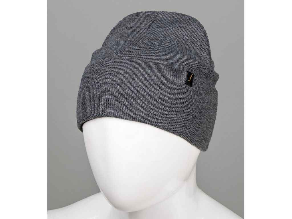 Шапка Остін (рожки) темно-сірий ТМ FERO Шапка Остін (рожки) темно-сірий ТМ FERO