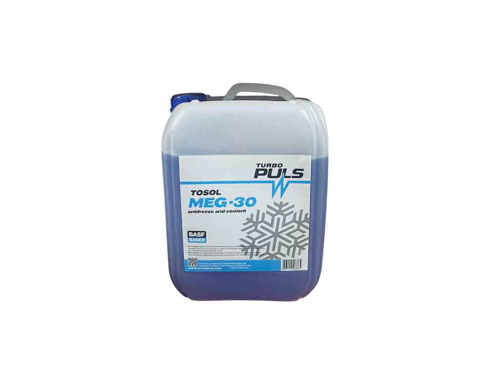 Тосол 10л 9кг MEG -30 каністра ТМ TURBO PULS Тосол 10л 9кг MEG -30 каністра ТМ TURBO PULS