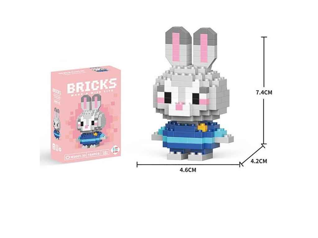 Конструктор 3D 164 кролиця Джуді Гопс із звірополісу ТМ TLT Конструктор 3D 164 кролиця Джуді Гопс із звірополісу ТМ TLT