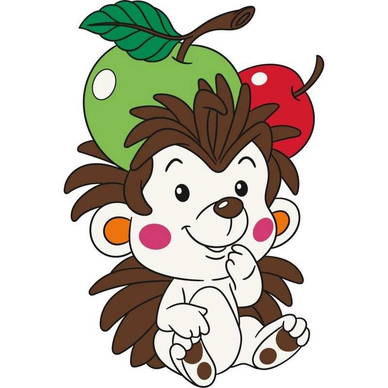 Розпис по полотну "Їжачок" 15080-AC 25х30 см Розпис по полотну "Їжачок" 15080-AC 25х30 см