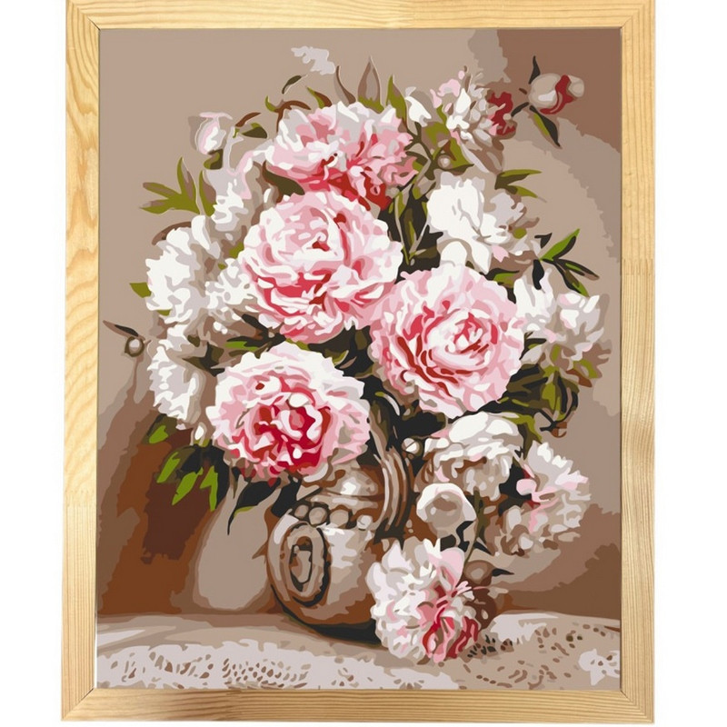Картина за номерами "Ніжні півонії" 13141-ACF 40х50 см Картина за номерами "Ніжні півонії" 13141-ACF 40х50 см