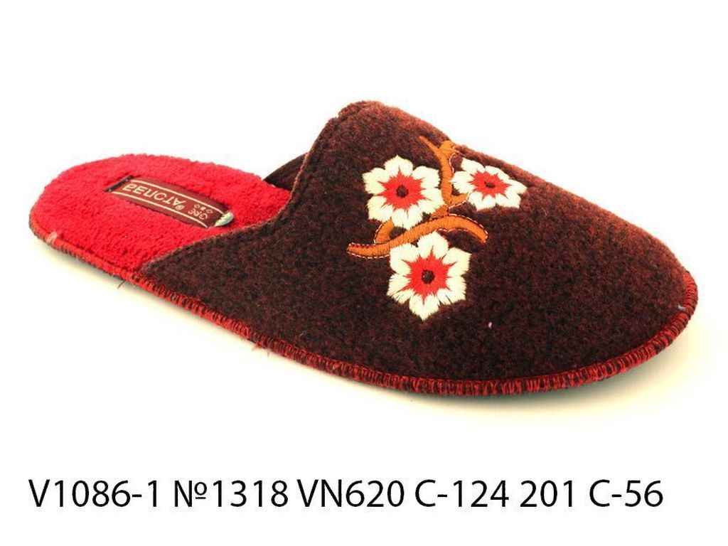 Капці р.41 кімнатні жіночі арт.V1086-1 №1318 VN620 C-124 201 С-56 ТМ BELSTA Капці р.41 кімнатні жіночі арт.V1086-1 №1318 VN620 C-124 201 С-56 ТМ BELSTA