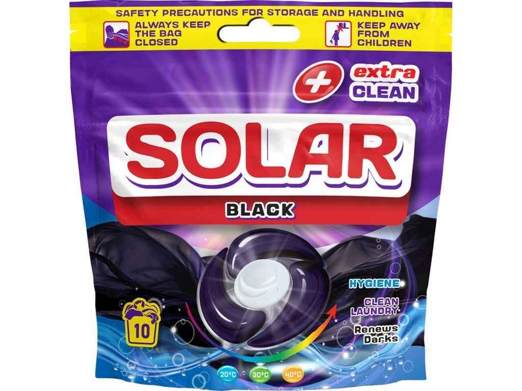 Капсули для прання 10шт Black Темних речей ТМ SOLAR Капсули для прання 10шт Black Темних речей ТМ SOLAR