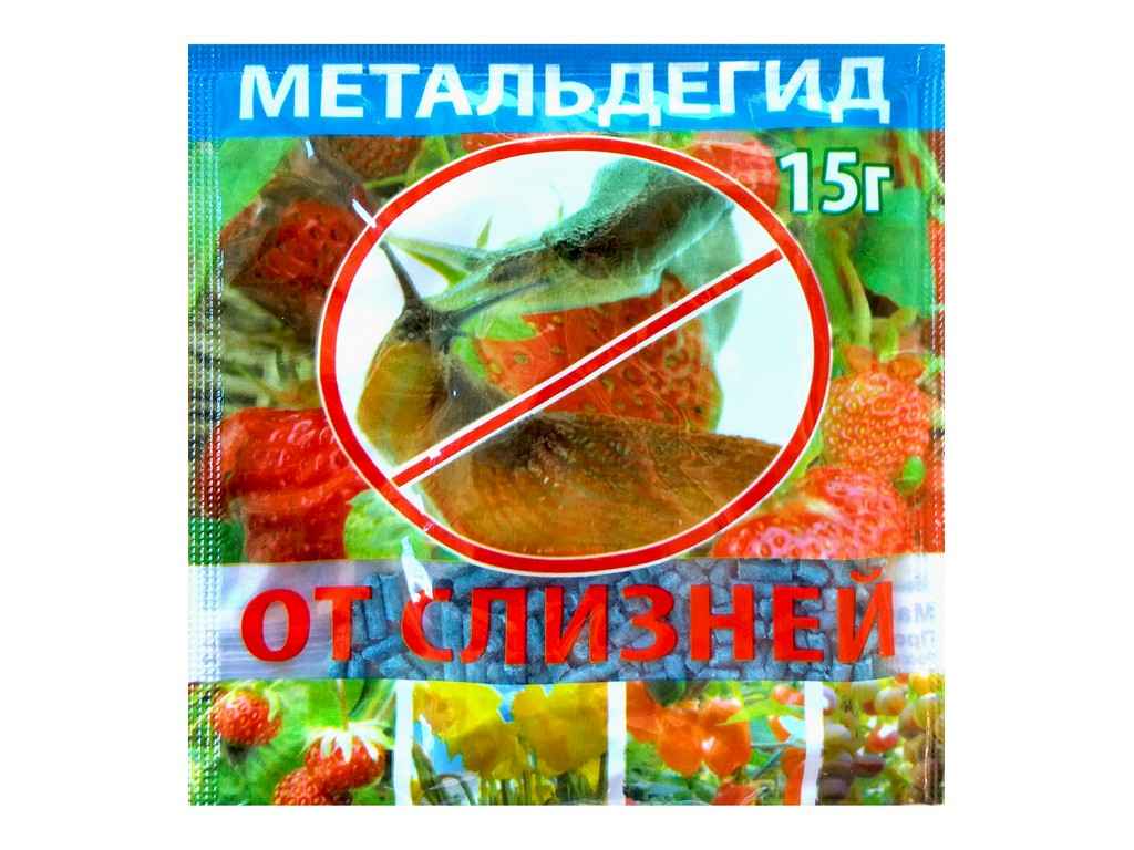 Препарат МЕТАЛЬДЕГИД 15г (від равликів і слимаків) ТМ ЗЕЛЕНАЯ АПТЕКА Препарат МЕТАЛЬДЕГИД 15г (від равликів і слимаків) ТМ ЗЕЛЕНАЯ АПТЕКА