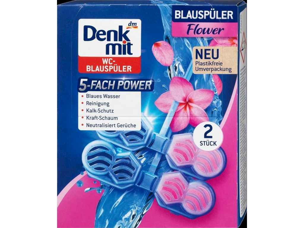 Блок для туалетів 2шт Flower ТМ DENKMIT Блок для туалетів 2шт Flower ТМ DENKMIT