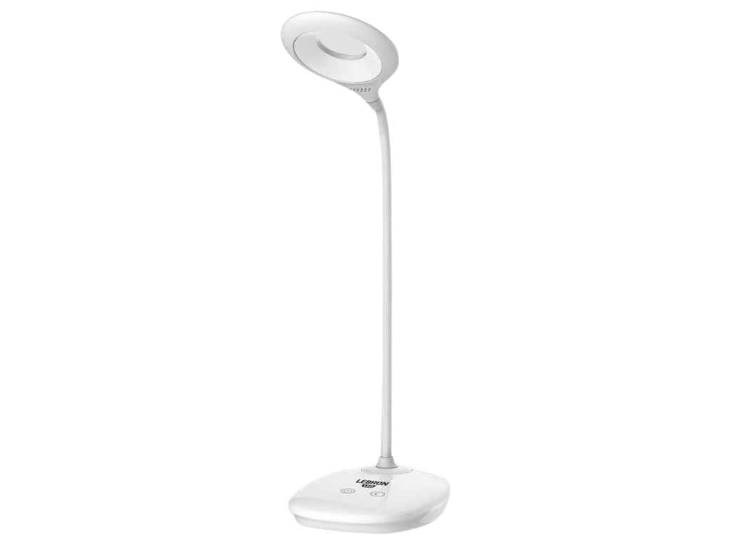 Лампа світлодіодна настільна L-TL-L-44, 4W, 4100K, Li-ion 1200mAh, біла, USB ТМLEBRON Лампа світлодіодна настільна L-TL-L-44, 4W, 4100K, Li-ion 1200mAh, біла, USB ТМLEBRON
