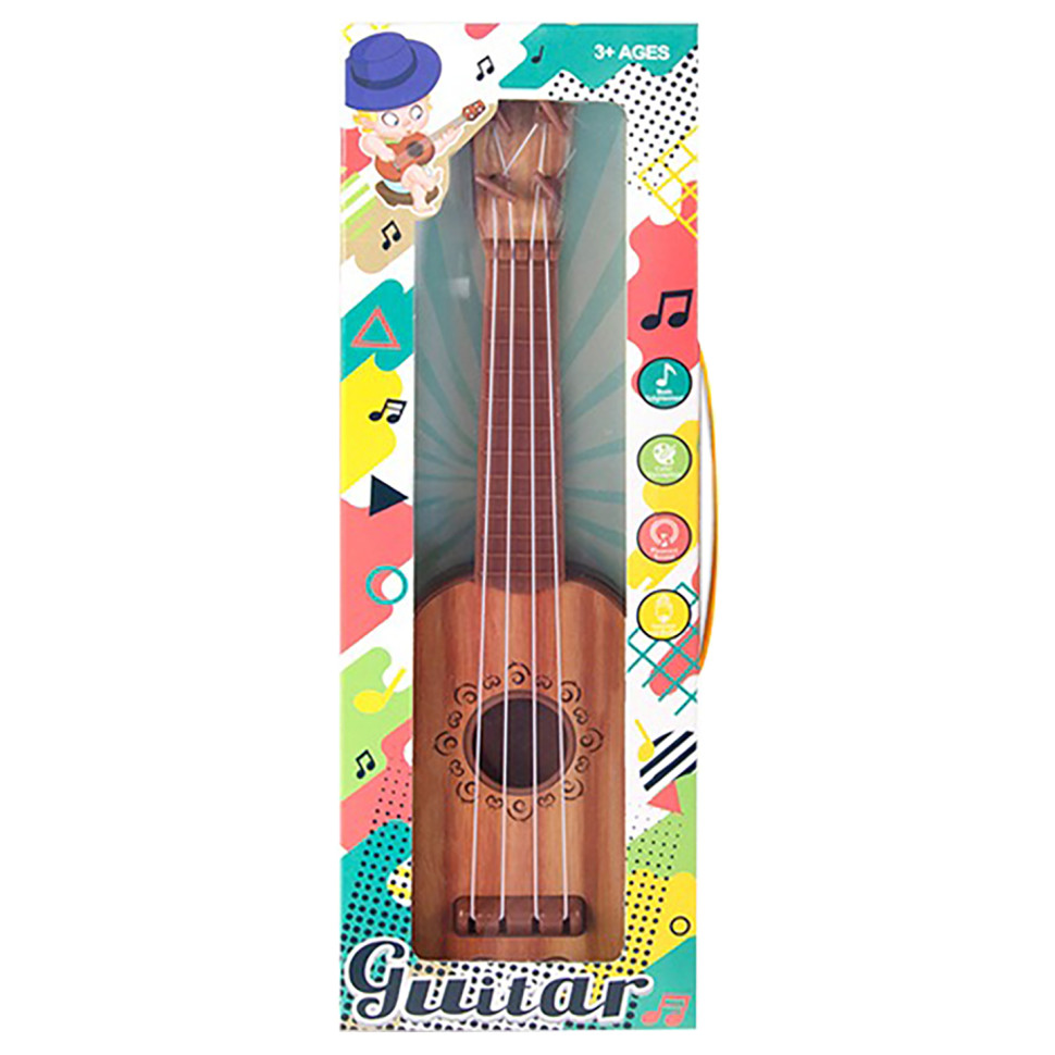 Гітара іграшкова укулеле 8195 Коричневий Гітара іграшкова укулеле 8195 Коричневий
