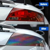 Плівка антигравійна для фар автомобіля СОТИ-Прозора (бухта 10м*30см) ПВХ-130микрон. Зображення №2