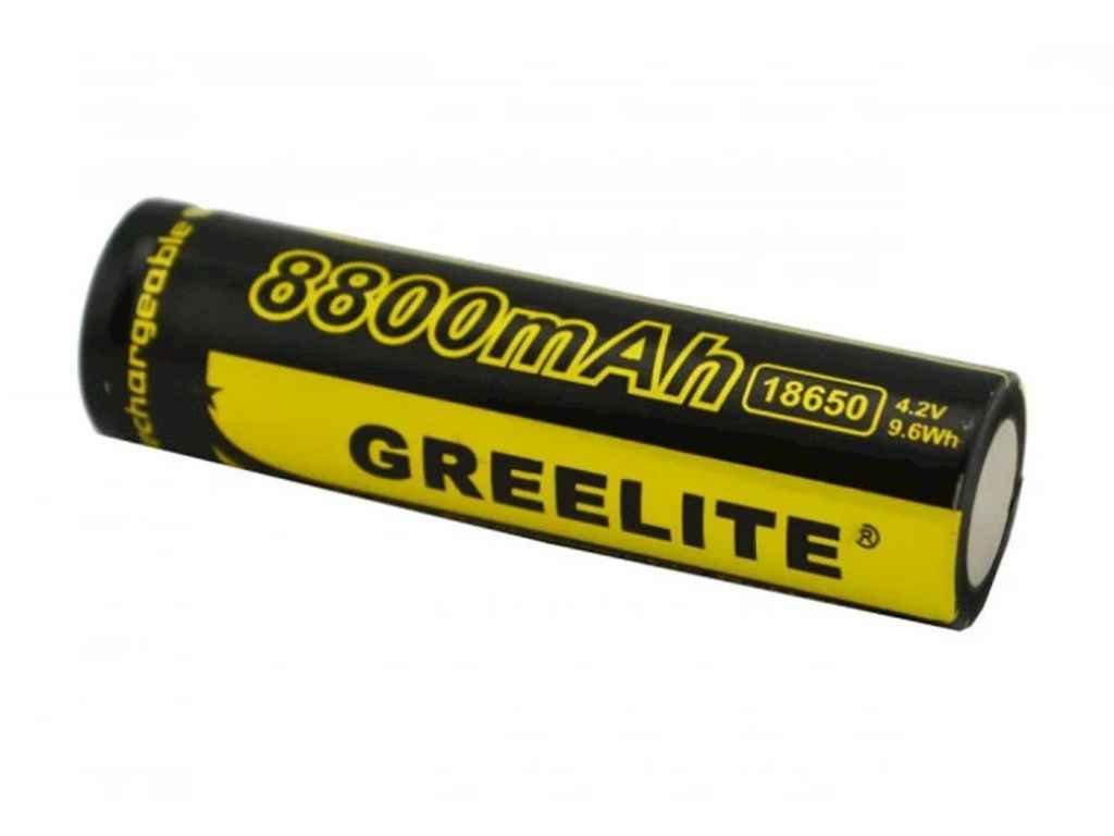 Акумулятор Li-On 18650 Black 8000mAh чорна 2шт (спайка) ТМ GREELITE Акумулятор Li-On 18650 Black 8000mAh чорна 2шт (спайка) ТМ GREELITE
