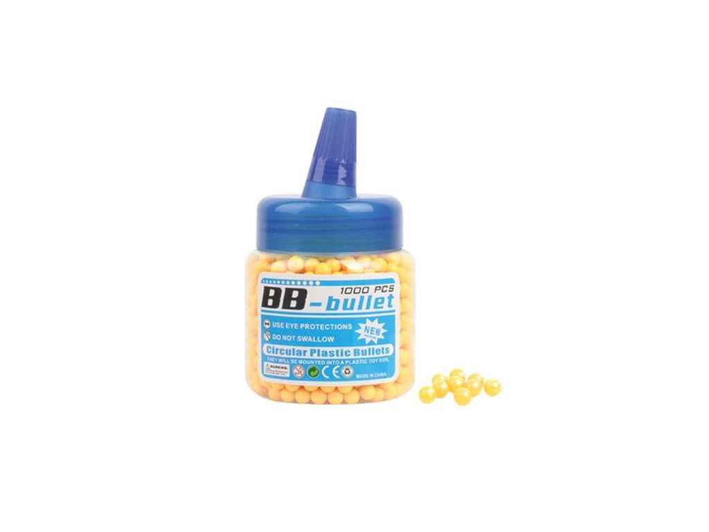 Кульки пульки для пневмат.зброї 1000пулек арт.BB-1A ТМ 7TOYS Кульки пульки для пневмат.зброї 1000пулек арт.BB-1A ТМ 7TOYS