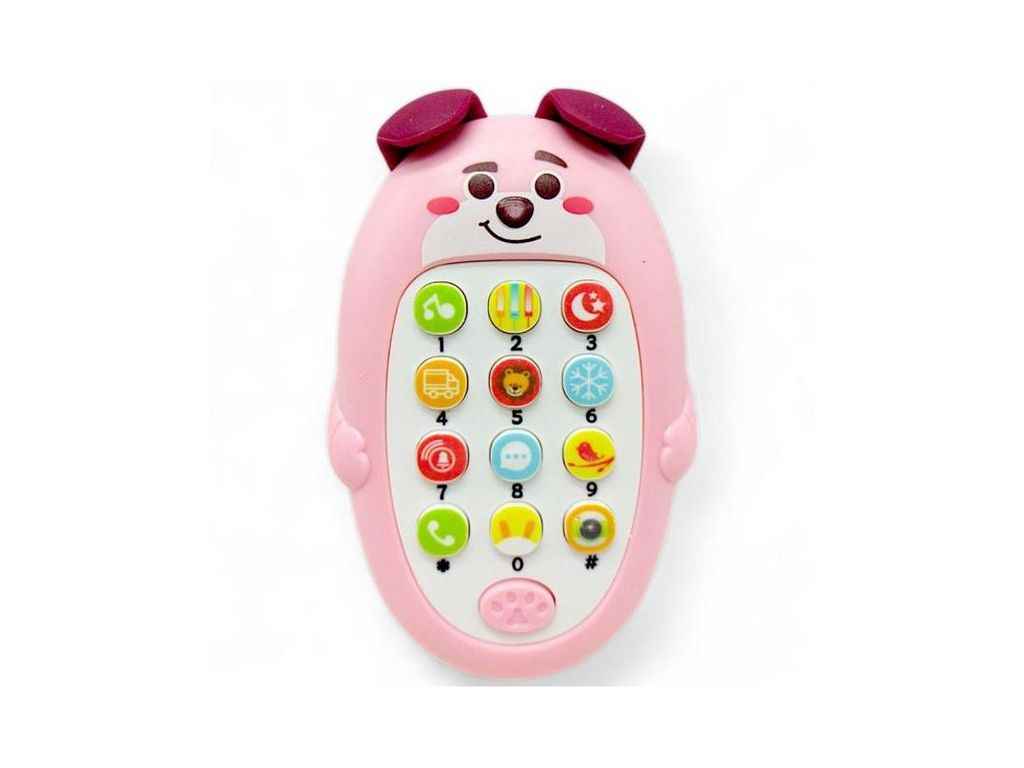 Телефон 13,8*3*8,8см рожевий арт.626-15 ТМ 7TOYS Телефон 13,8*3*8,8см рожевий арт.626-15 ТМ 7TOYS