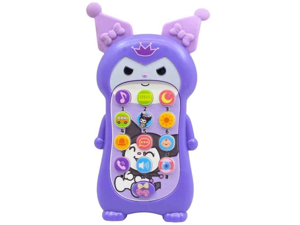 Телефон 7*3,5*16см фіолетовий арт.626-35 ТМ 7TOYS Телефон 7*3,5*16см фіолетовий арт.626-35 ТМ 7TOYS