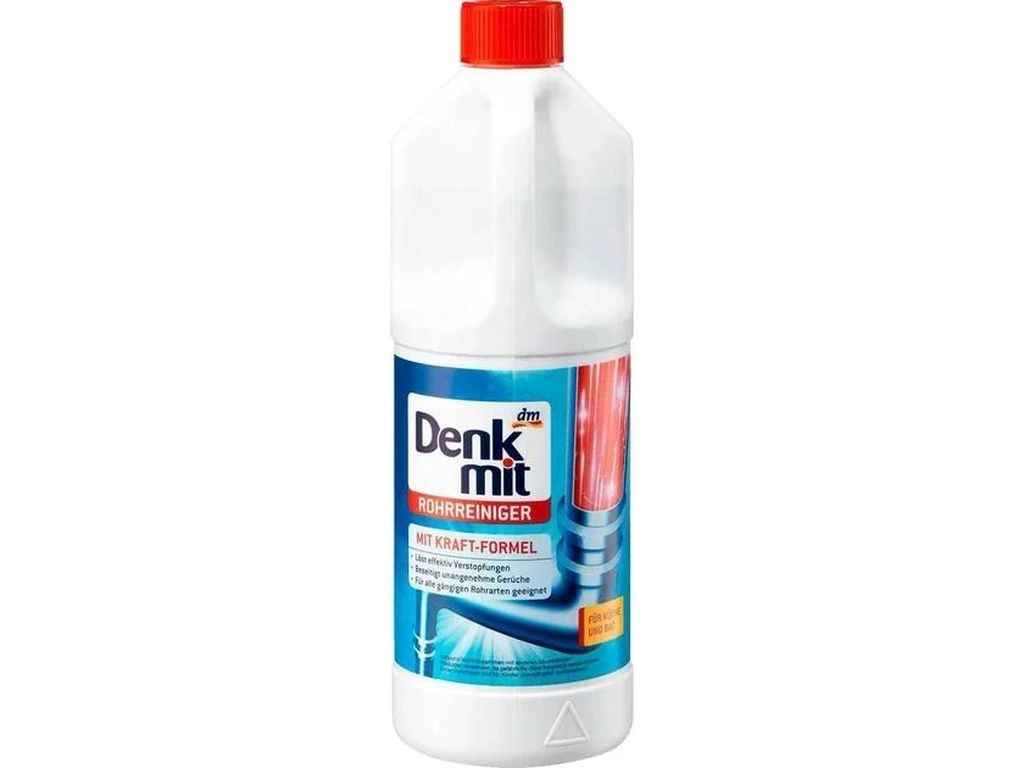 Засіб для чищення труб 1л ТМ DENKMIT Засіб для чищення труб 1л ТМ DENKMIT