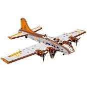 Дерев’яний 3D-конструктор "Бомбардувальник – Літаюча фортеця" Puz-00949. Зображення №3 Дерев’яний 3D-конструктор "Бомбардувальник – Літаюча фортеця" Puz-00949. Зображення №3