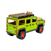 Дерев'яний 3D конструктор "Позашляховик" Puz-00951, 123 деталі. Зображення №3 Дерев'яний 3D конструктор "Позашляховик" Puz-00951, 123 деталі. Зображення №3