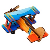 Дитячий дерев'яний 3D конструктор "Турбо планер" Puz-00959, 27 деталей. Зображення №3 Дитячий дерев'яний 3D конструктор "Турбо планер" Puz-00959, 27 деталей. Зображення №3