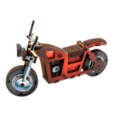 Дитячий дерев'яний 3D конструктор "Турбо байк" Puz-00961, 91 деталь. Зображення №4 Дитячий дерев'яний 3D конструктор "Турбо байк" Puz-00961, 91 деталь. Зображення №4