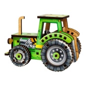 Дитячий дерев'яний 3D конструктор "Tурбо трактор" Puz-00960, 71 деталь. Зображення №5 Дитячий дерев'яний 3D конструктор "Tурбо трактор" Puz-00960, 71 деталь. Зображення №5