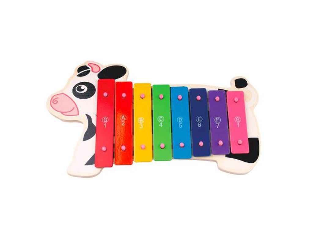 Ксилофон 29см MD 1854/2 коровка ТМ METR Ксилофон 29см MD 1854/2 коровка ТМ METR