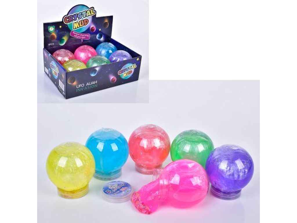 Лизун желейний 8см зелений мішура MK 5320 ТМ METR Лизун желейний 8см зелений мішура MK 5320 ТМ METR