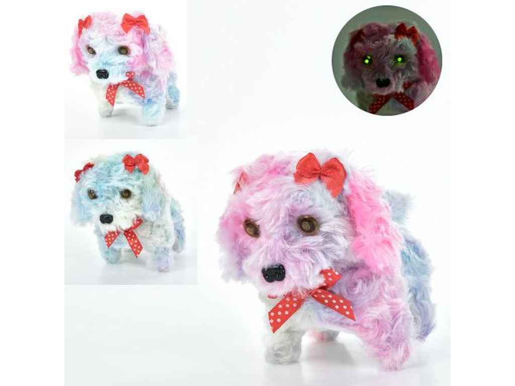 Мяка іграшка собака звук ходить блакитно-рожевий на бат-ці MP 2320 ТМ METR Мяка іграшка собака звук ходить блакитно-рожевий на бат-ці MP 2320 ТМ METR