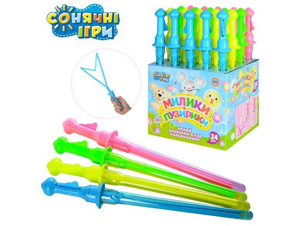 Мильні бульбашки Меч 40см 1093 ТМ METR Мильні бульбашки Меч 40см 1093 ТМ METR