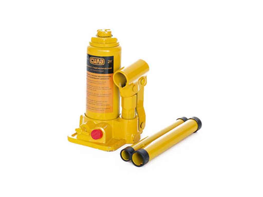 Домкрат 2Т гідравлічний пляшковий (158-308мм) ТМ СИЛА Домкрат 2Т гідравлічний пляшковий (158-308мм) ТМ СИЛА